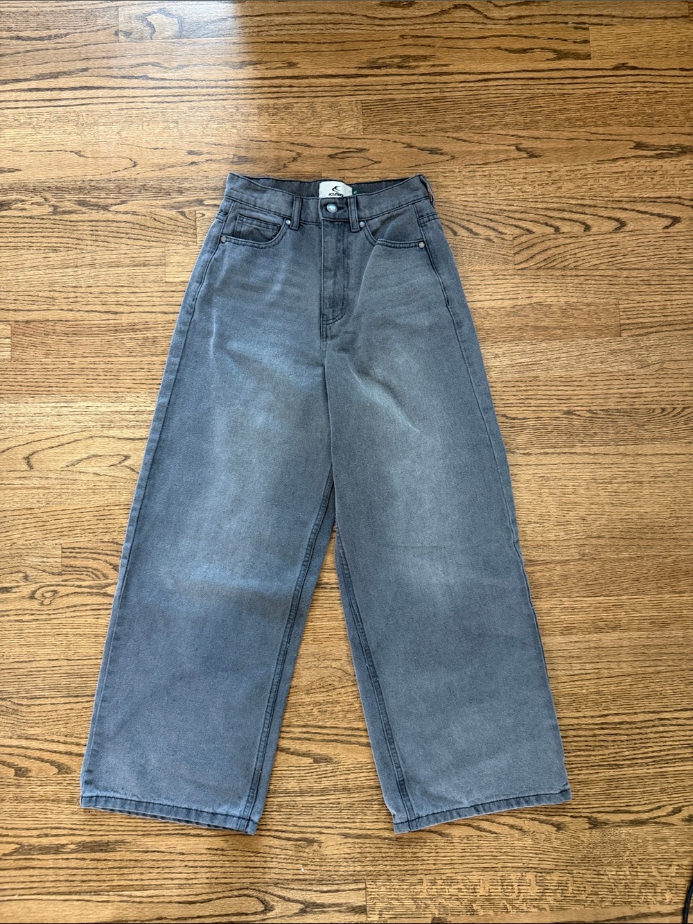 Scuffers Relaxed Wide-Leg Men's Jeans in Faded Gray